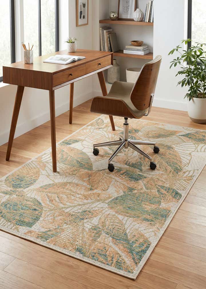 5' 3 x 7' 7 Easy-Clean Baja Indoor / Outdoor Rug