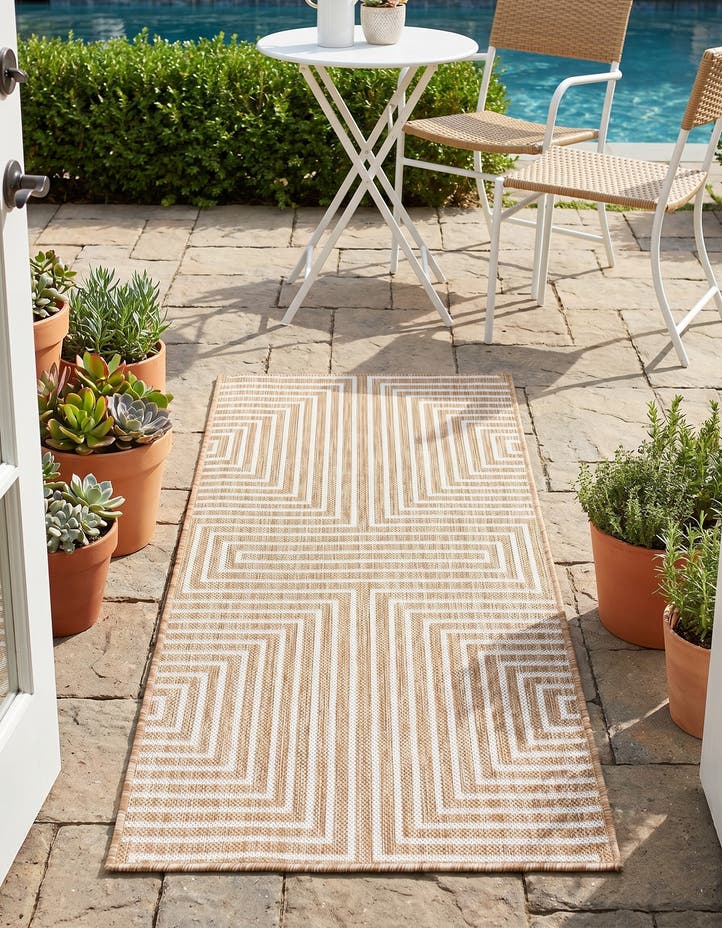 2' x 4' Easy-Clean Modern Indoor / Outdoor...