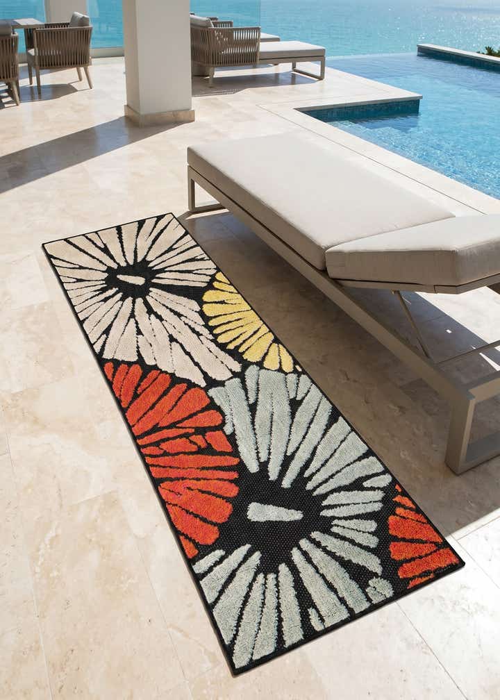 2' x 5' Easy-Clean Casablanca Indoor / Outdoor Runner Rug