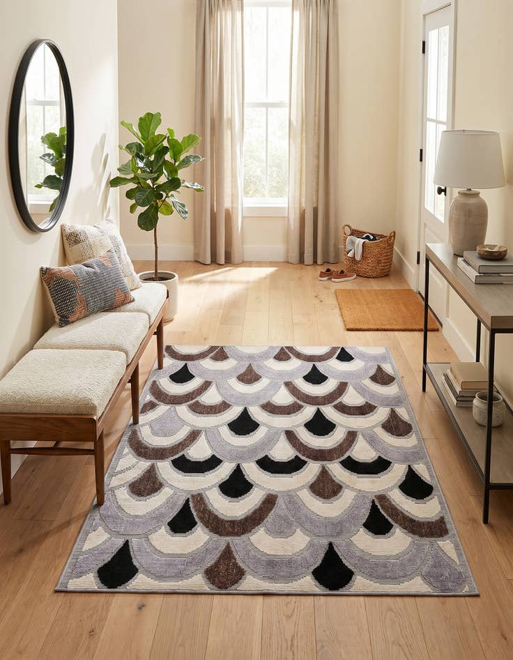 Detail image of 5' x 7' 7 Easy-Clean Indoor / Outdoor Rug