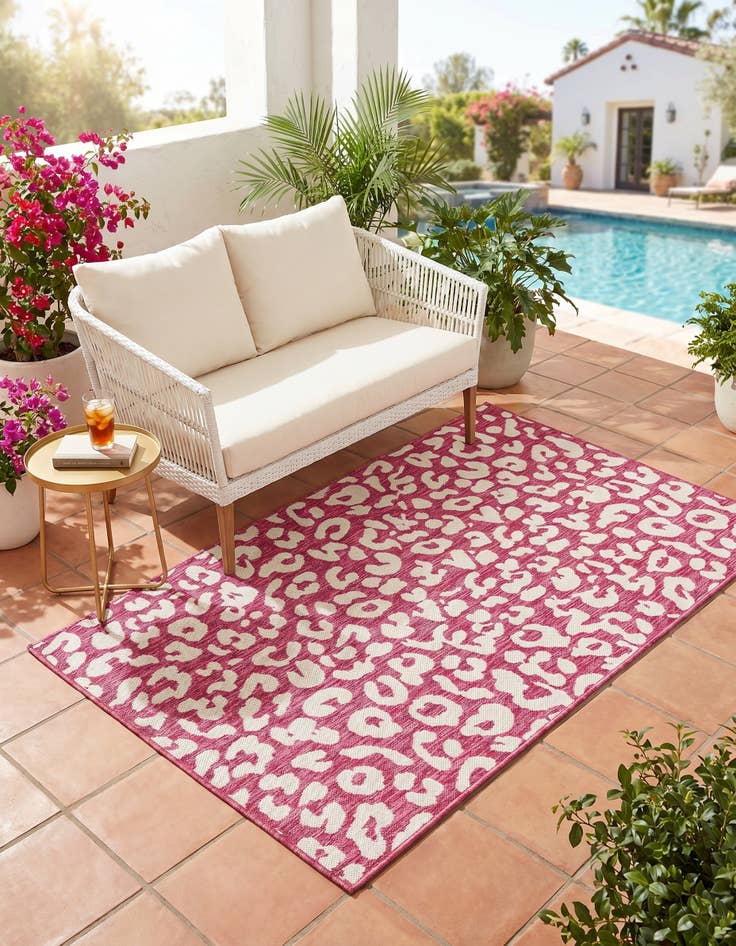 Detail image of 3' x 5' 3 Easy-Clean Safari Indoor / Outdoor Rug