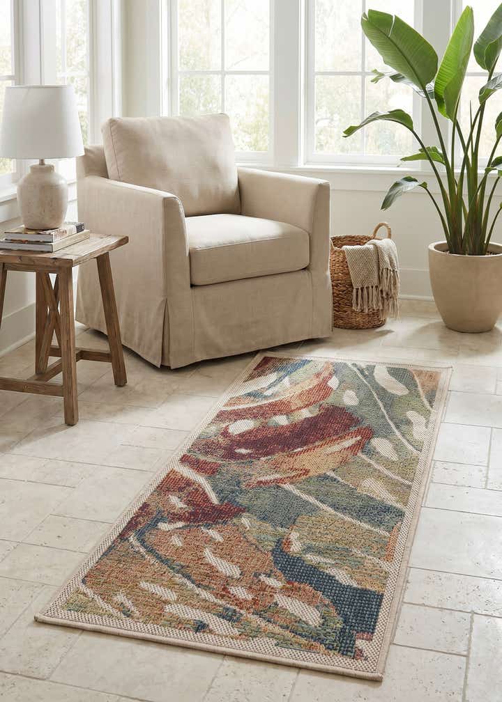 2' x 4' Easy-Clean Baja Indoor / Outdoor Runner Rug