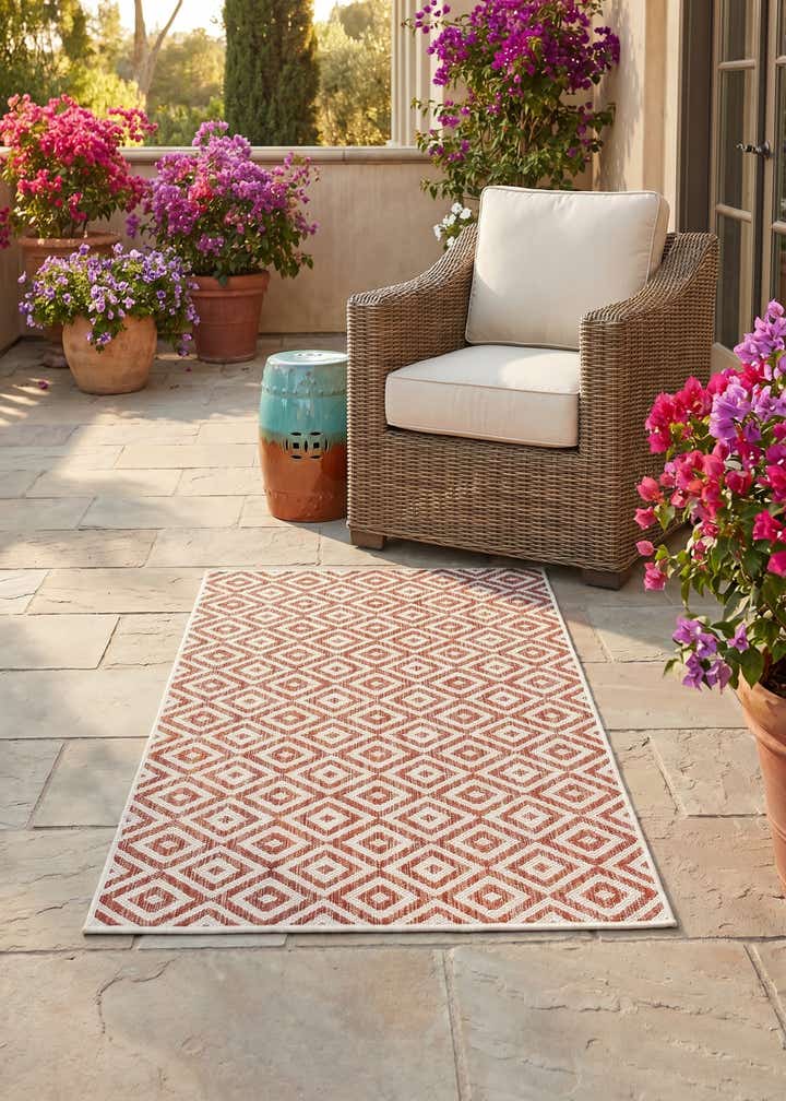 3' x 5' 3 Easy-Clean Jill Zarin Costa Rica Indoor / Outdoor Rug
