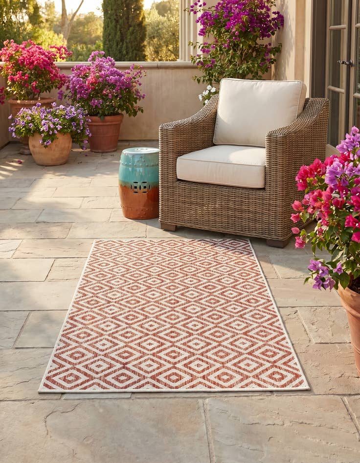 Detail image of 3' x 5' 3 Easy-Clean Jill Zarin Costa Rica Indoor / Outdoor Rug