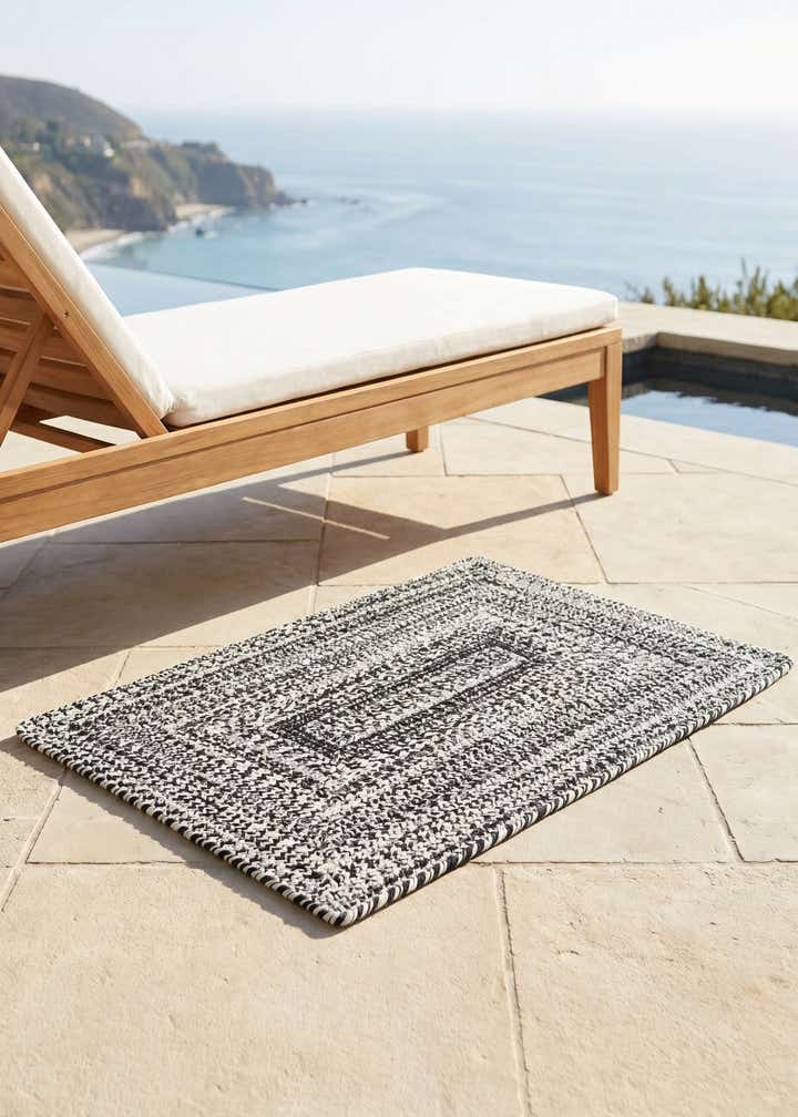 2' 2 x 3' 1 Easy-Clean Eco Verse Washable Indoor / Outdoor Rug