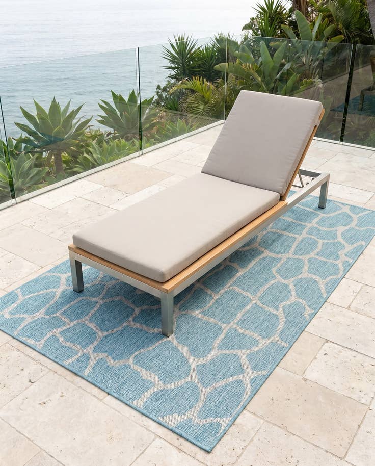 Detail image of 4' x 6' Easy-Clean Safari Indoor / Outdoor Rug