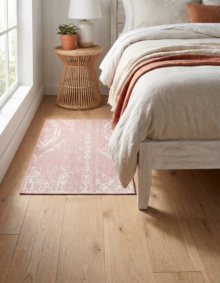 Detail image of 2' x 3' Easy-Clean Bohemian Indoor / Outdoor Rug