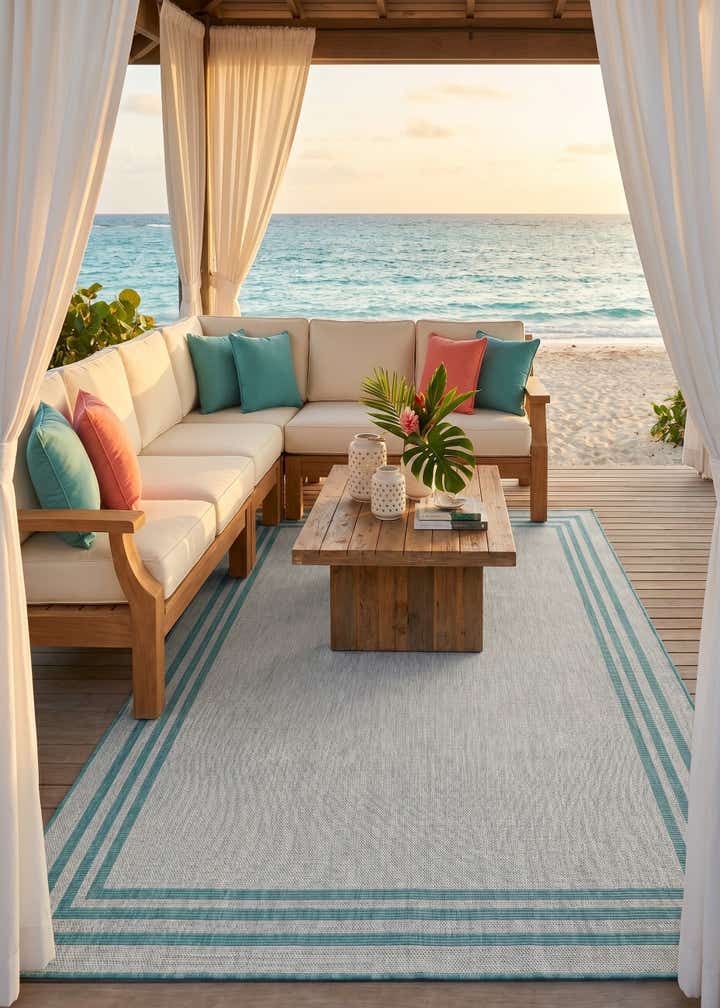 7' x 10' Easy-Clean Aruba Indoor / Outdoor Rug