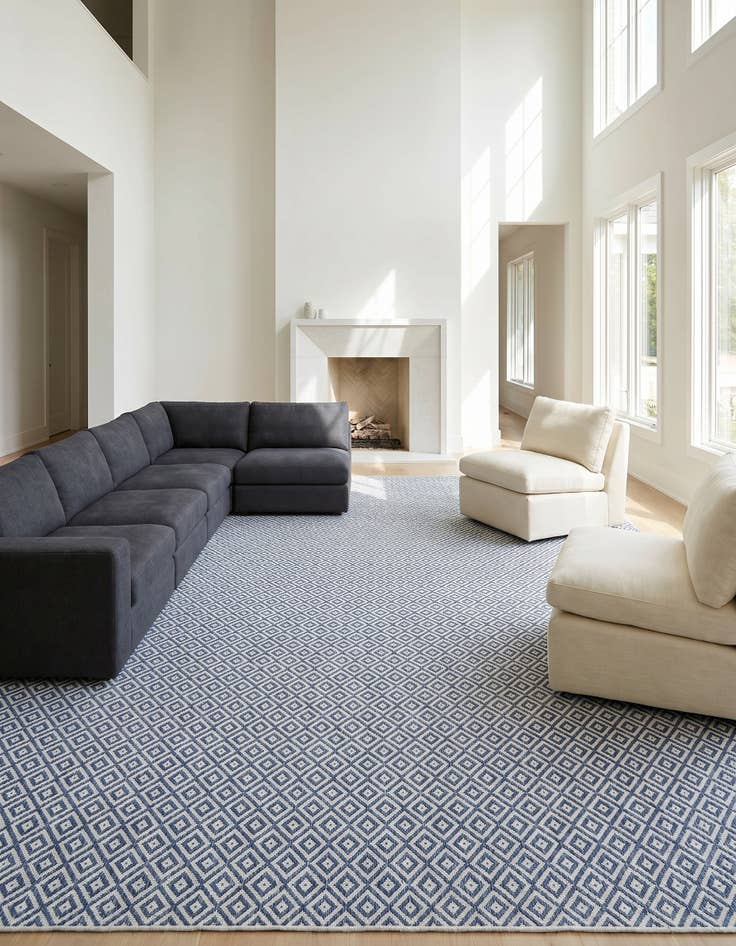 Detail image of 13' x 13' Easy-Clean Jill Zarin Costa Rica Indoor / Outdoor Square Rug