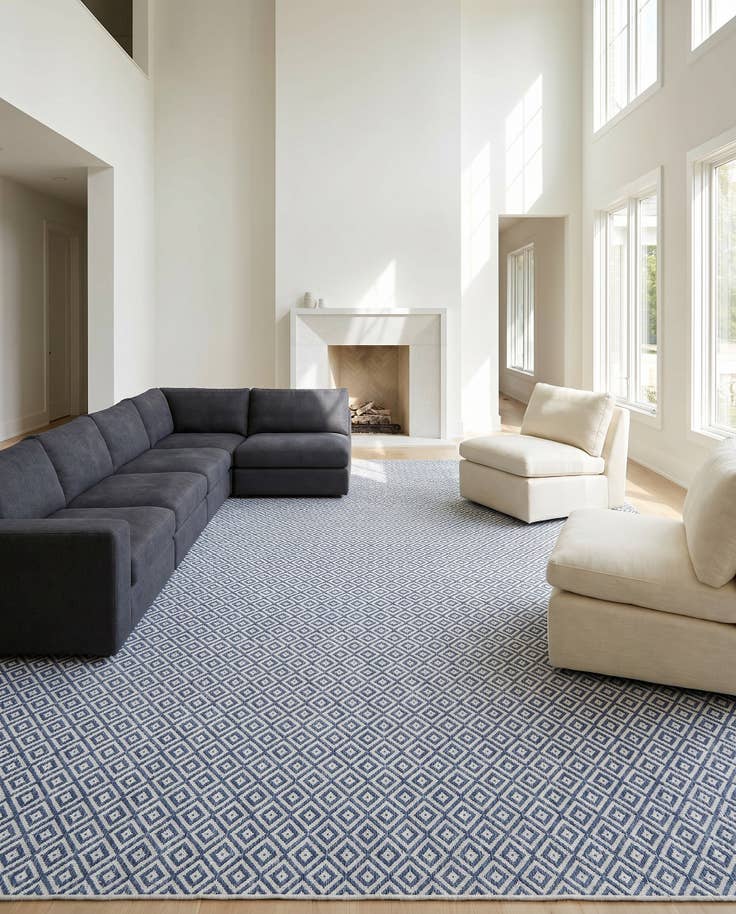 Detail image of 13' x 13' Easy-Clean Jill Zarin Costa Rica Indoor / Outdoor Square Rug