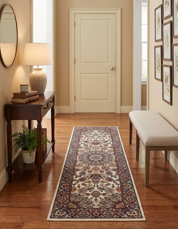 Detail image of 2' x 6' 1 Easy-Clean Traditional Indoor / Outdoor Runner Rug