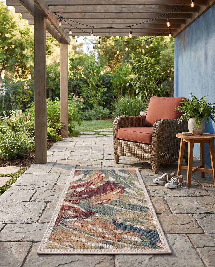 Detail image of 2' x 4' Easy-Clean Baja Indoor / Outdoor Runner Rug