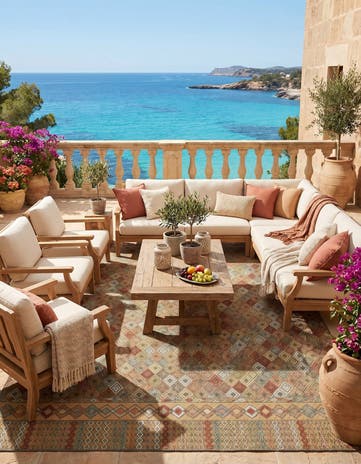 Easy-Clean Baja Indoor / Outdoor Rug