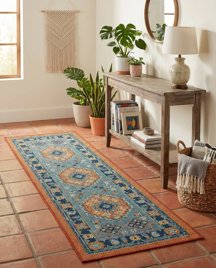 Detail image of 2' x 6' Easy-Clean Baja Indoor / Outdoor Runner Rug