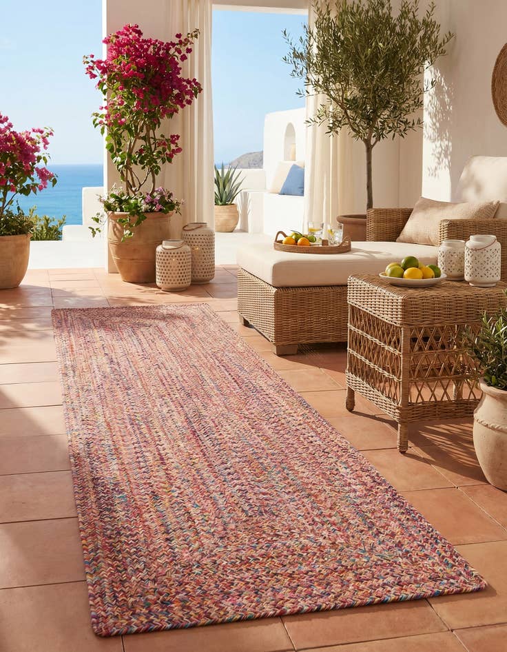 Detail image of 2' x 6' 1 Easy-Clean Eco Verse Washable Indoor / Outdoor Runner Rug