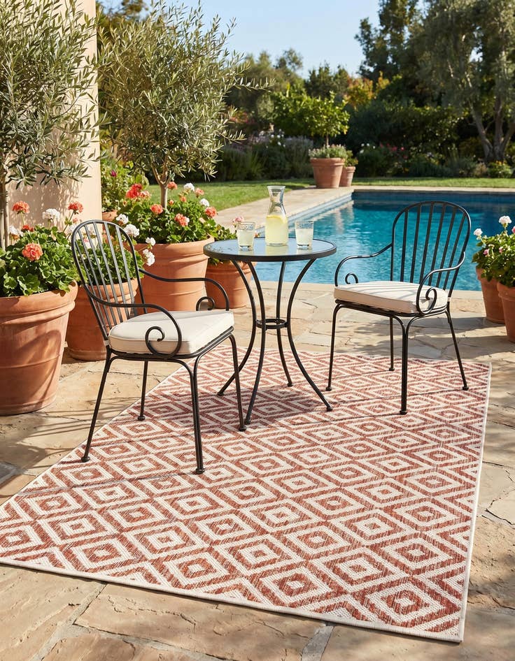 Detail image of 3' x 5' 3 Easy-Clean Jill Zarin Costa Rica Indoor / Outdoor Rug