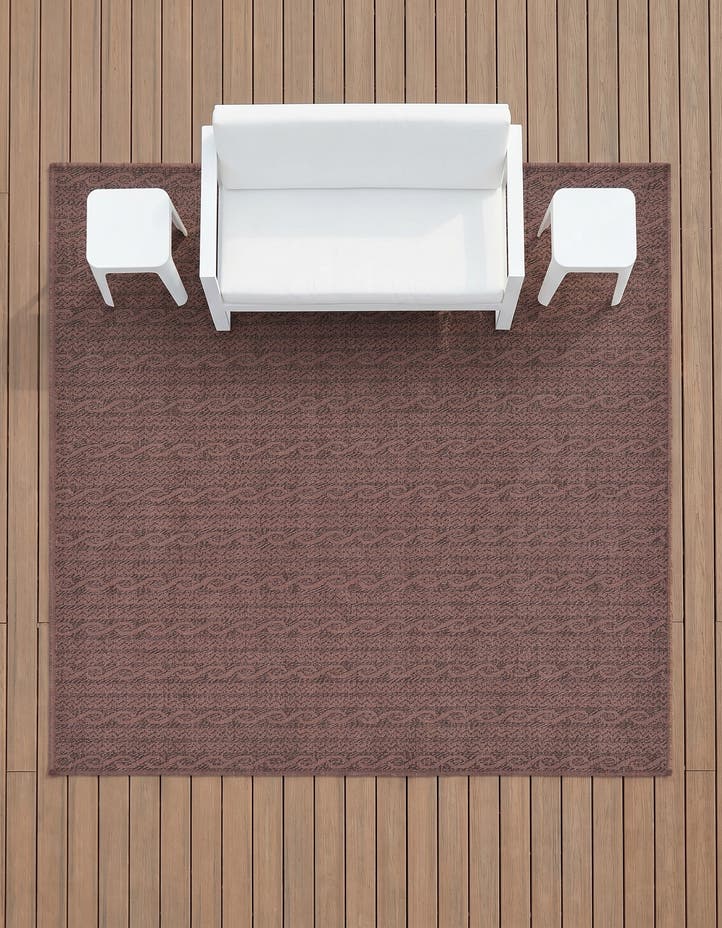 6' x 6' Easy-Clean Modern Indoor / Outdoor...