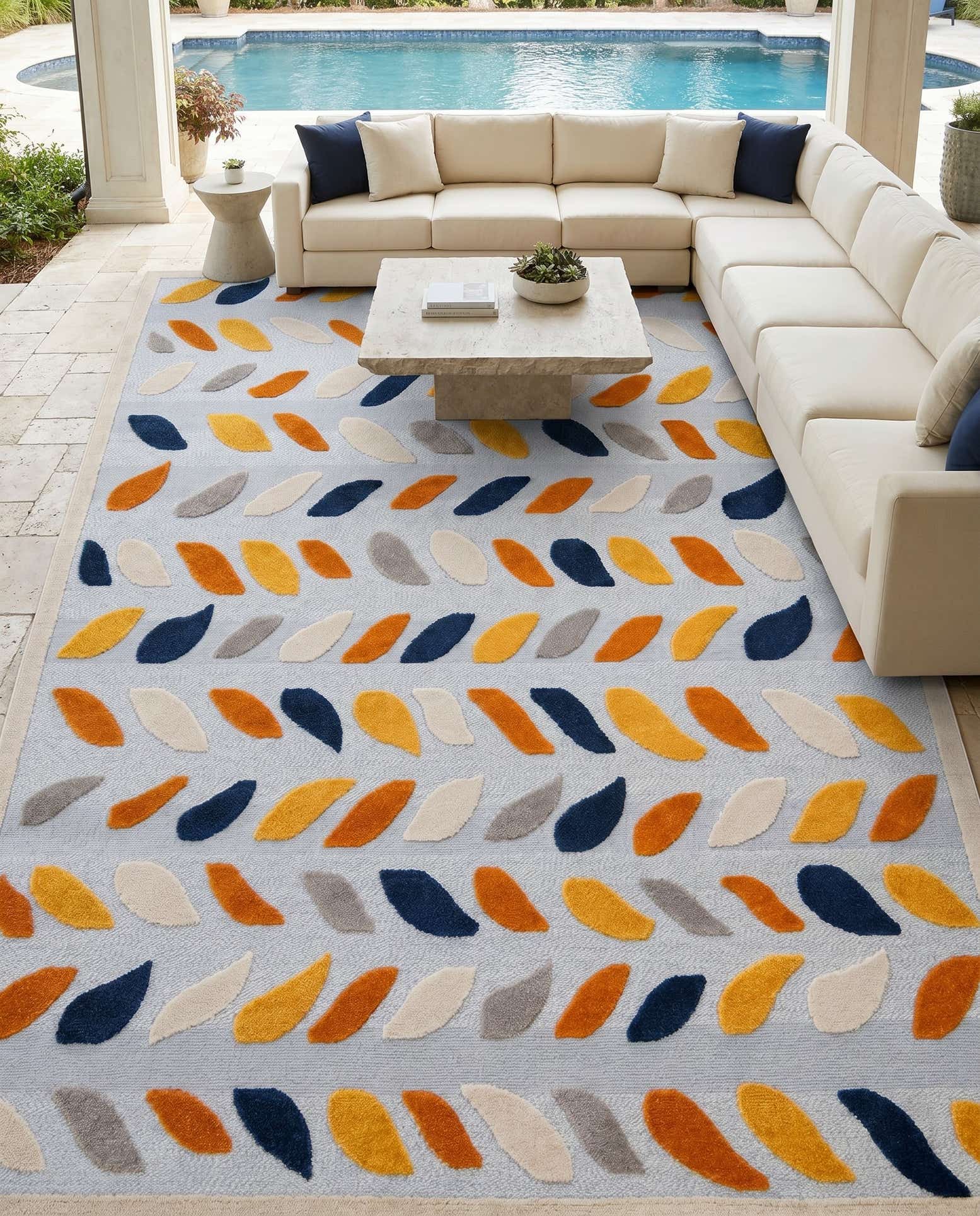 9' x 12' Easy-Clean Aruba Indoor / Outdoor Rug