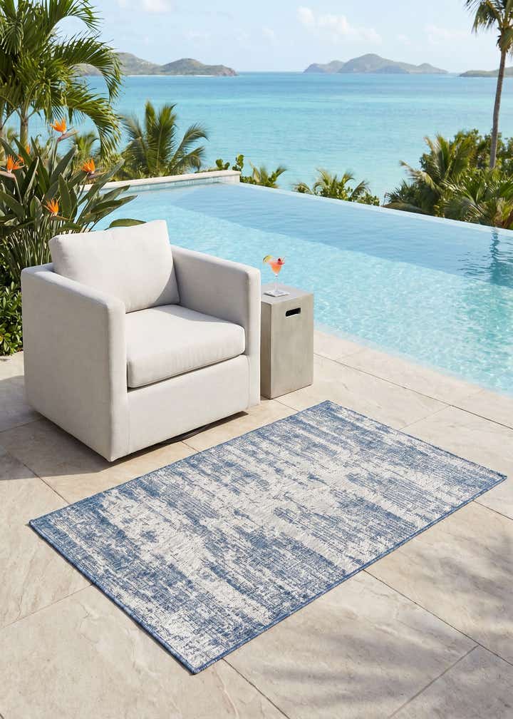 3' x 5' 3 Easy-Clean Modern Indoor / Outdoor Rug