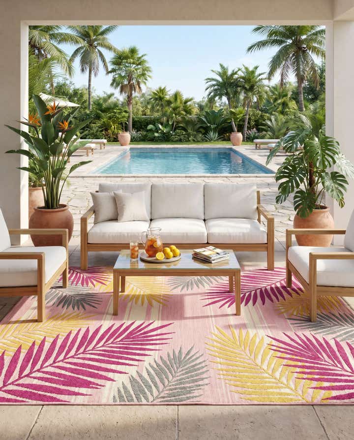 7' 10 x 10' Easy-Clean Aruba Indoor / Outdoor Rug