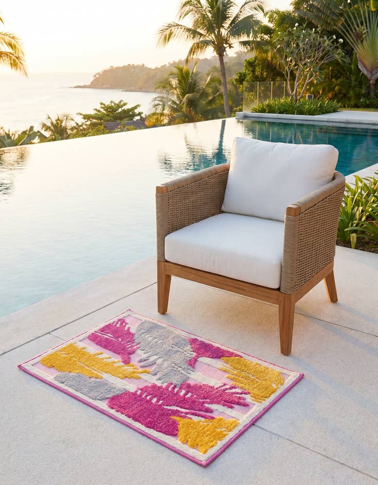 Detail image of 2' x 3' Easy-Clean Aruba Indoor / Outdoor Rug