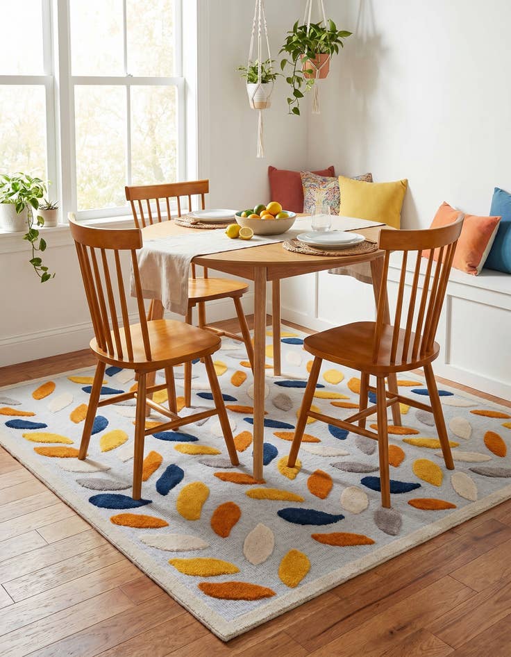 Detail image of 7' 10 x 7' 10 Easy-Clean Aruba Indoor / Outdoor Square Rug