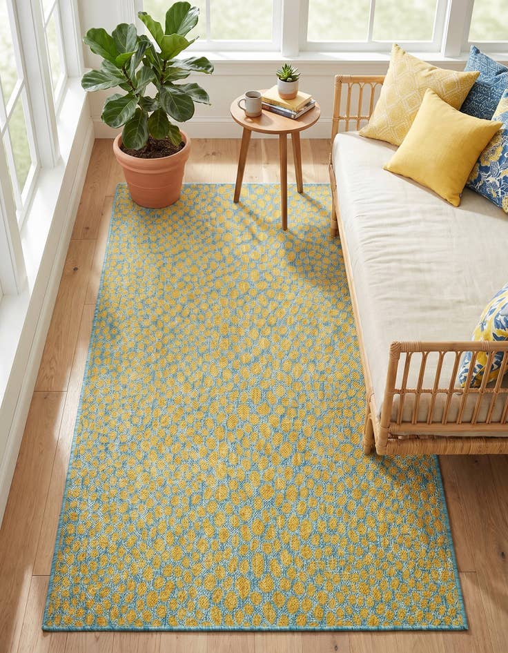 Detail image of 3' x 5' 3 Easy-Clean Jill Zarin Cape Town Indoor / Outdoor Rug