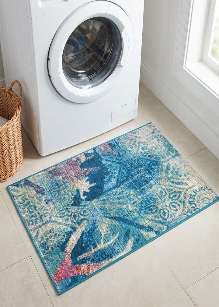 2' x 3' Easy-Clean Coastal Indoor / Outdoor Rug
