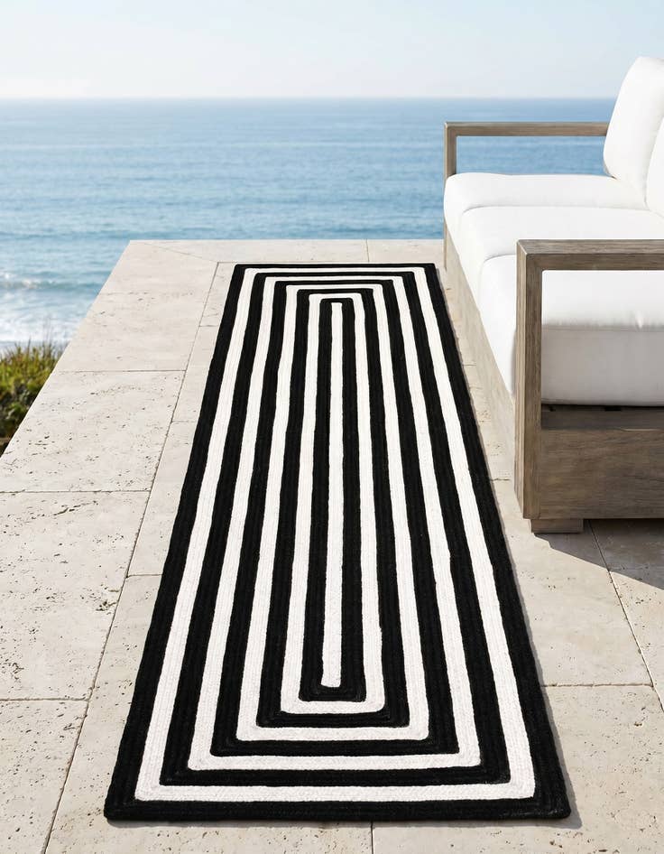 Detail image of 2' x 6' 1 Easy-Clean Eco Verse Washable Indoor / Outdoor Runner Rug