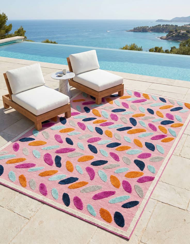 Detail image of 6' x 9' Easy-Clean Aruba Indoor / Outdoor Rug