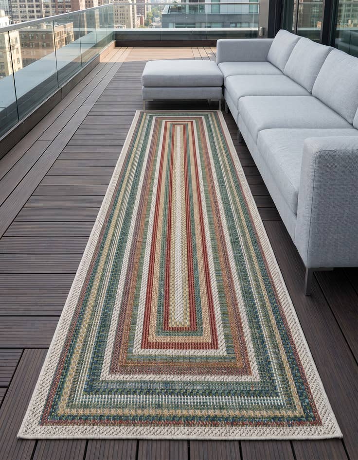 Detail image of 2' x 7' 10 Easy-Clean Baja Indoor / Outdoor Runner Rug
