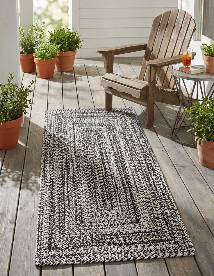 Detail image of 2' x 4' 1 Easy-Clean Eco Verse Washable Indoor / Outdoor Runner Rug