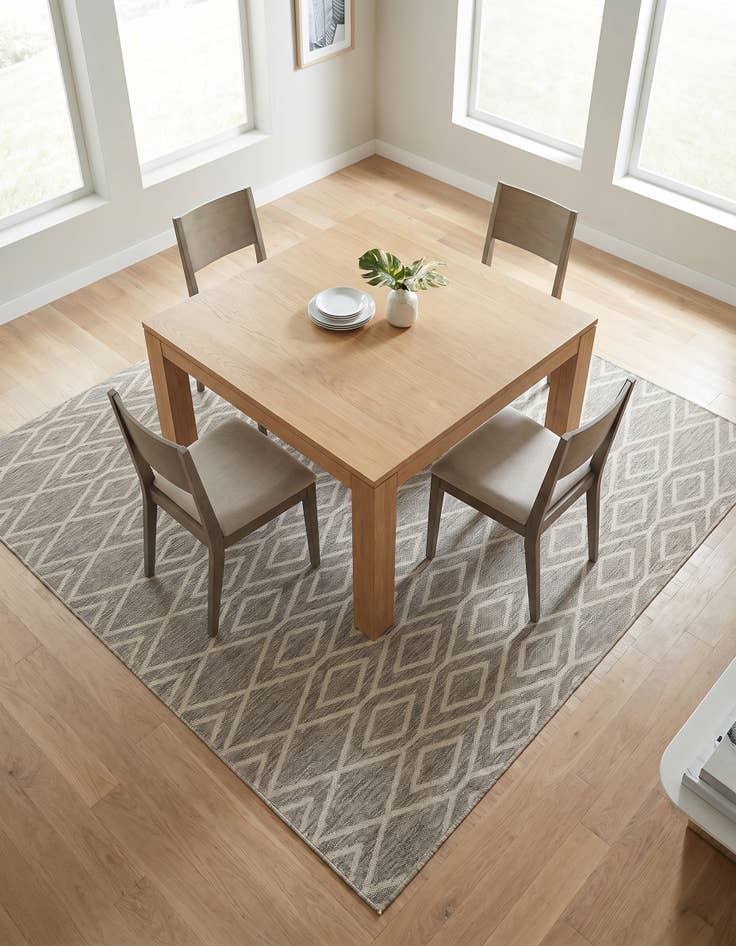 Detail image of 7' 10 x 7' 10 Easy-Clean Jill Zarin Turks and Caicos Indoor / Outdoor Square Rug