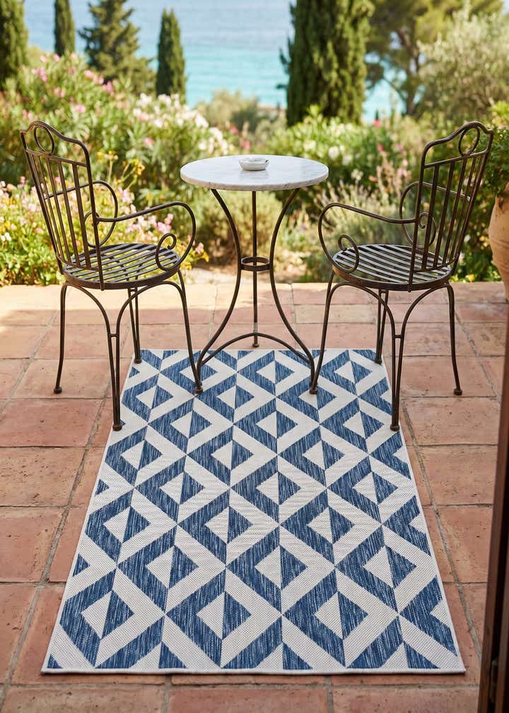 3' x 5' 3 Easy-Clean Jill Zarin Napa Indoor / Outdoor Rug