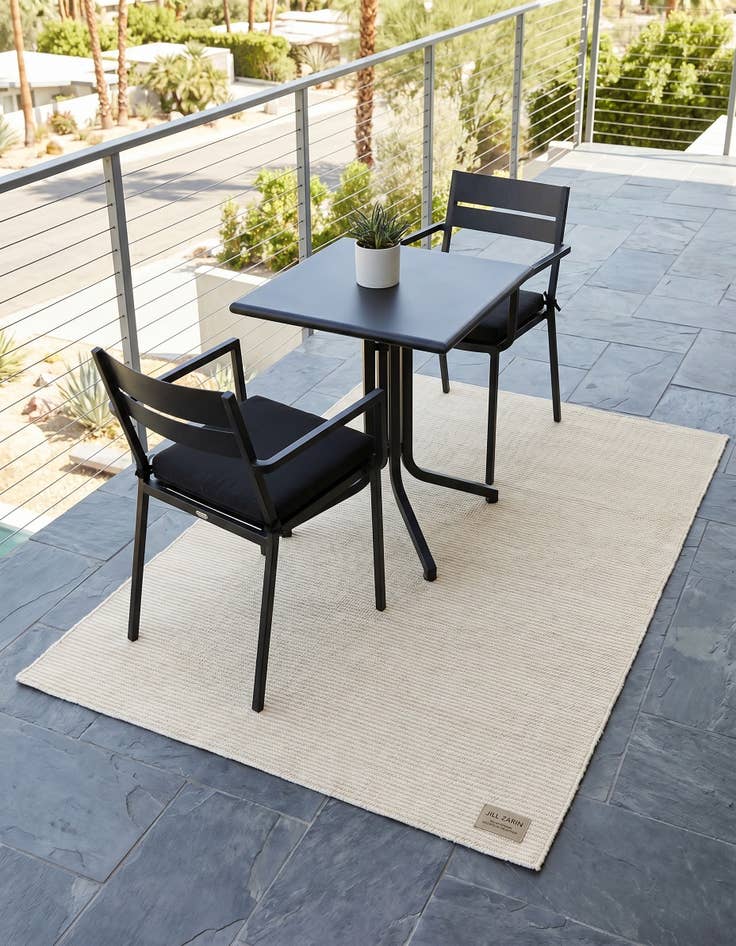 Detail image of 4' 1 x 6' 1 Easy-Clean Jill Zarin Palm Springs Indoor / Outdoor Rug