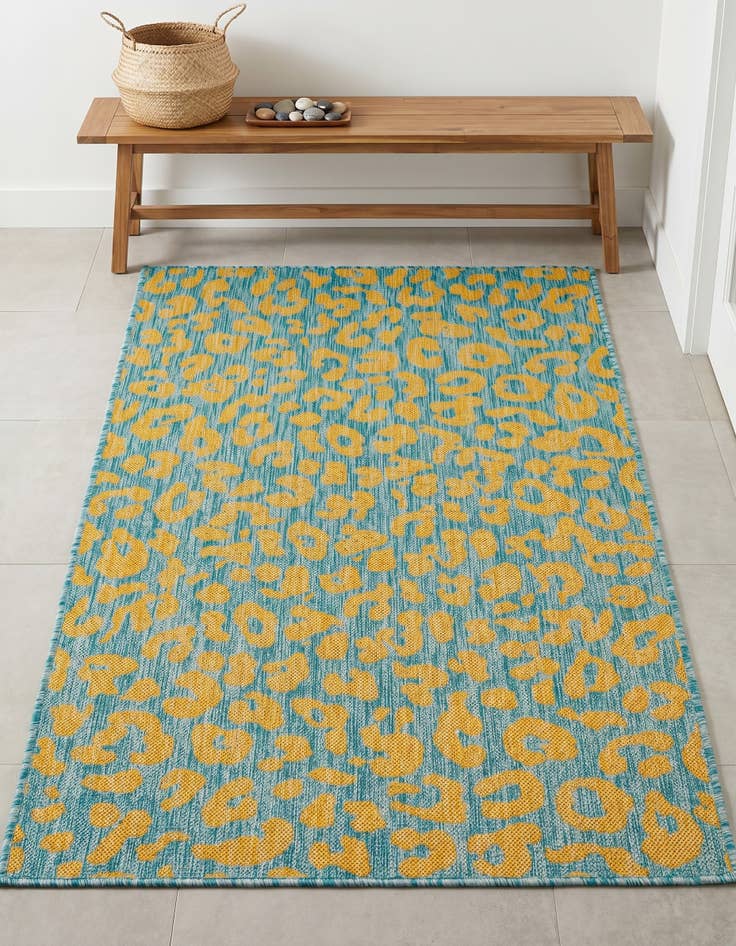 Detail image of 3' x 5' 3 Easy-Clean Safari Indoor / Outdoor Rug