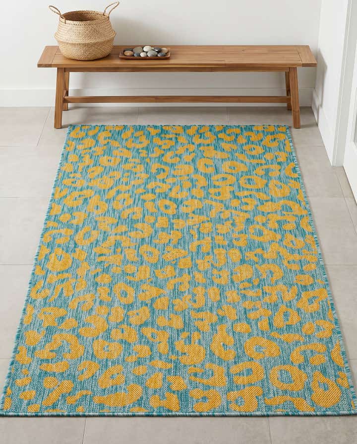 3' x 5' 3 Easy-Clean Safari Indoor / Outdoor Rug