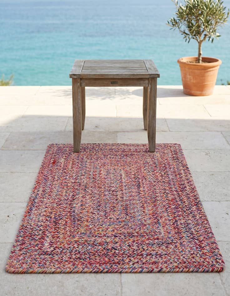 Detail image of 2' 2 x 3' 1 Easy-Clean Eco Verse Washable Indoor / Outdoor Rug