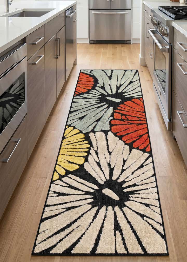 2' x 6' Easy-Clean Casablanca Indoor / Outdoor Runner Rug