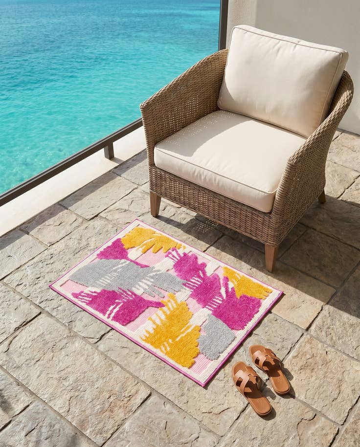 Detail image of 2' x 3' Easy-Clean Aruba Indoor / Outdoor Rug