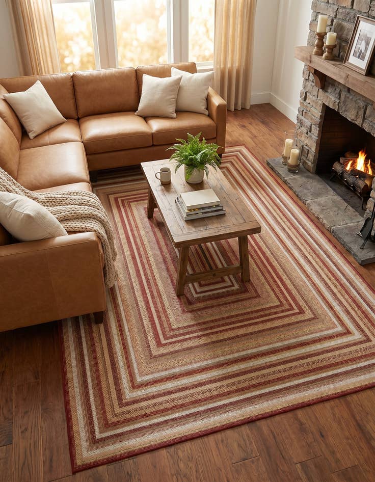 Detail image of 7' 10 x 10' Easy-Clean Baja Indoor / Outdoor Rug