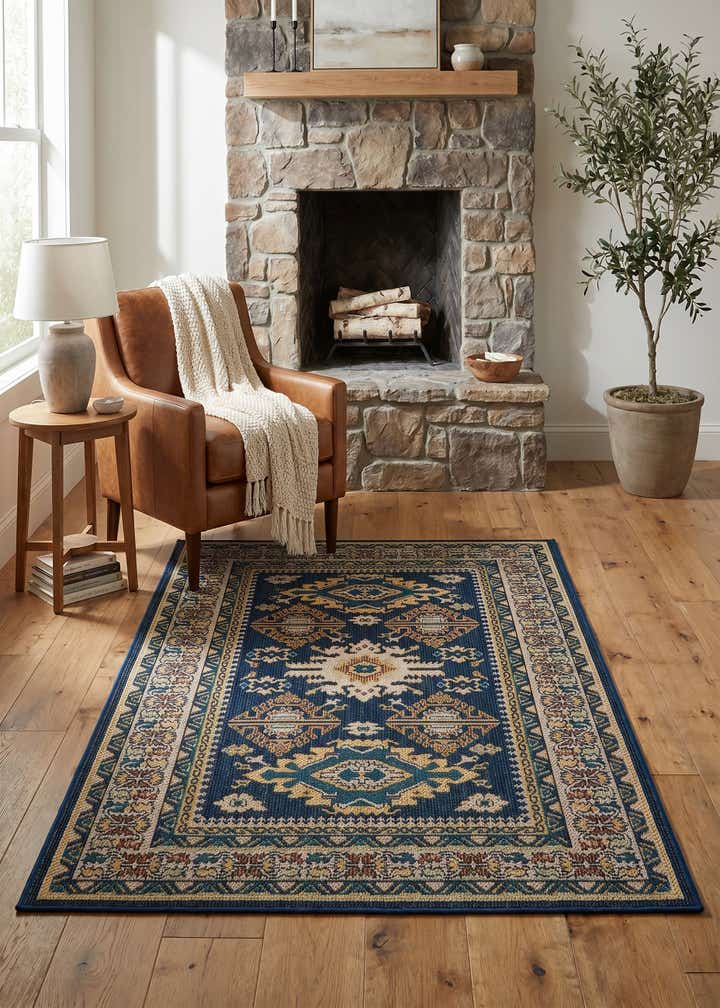 4' x 6' Easy-Clean Baja Indoor / Outdoor Rug