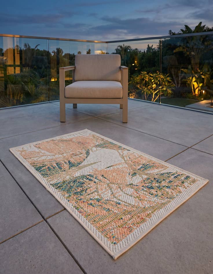 Detail image of 2' x 3' Easy-Clean Baja Indoor / Outdoor Rug