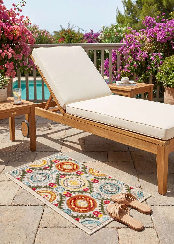 2' x 3' Easy-Clean Casablanca Indoor / Outdoor Rug