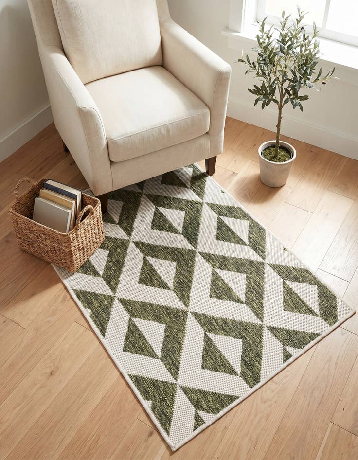 Detail image of 2' x 3' Easy-Clean Jill Zarin Napa Indoor / Outdoor Rug