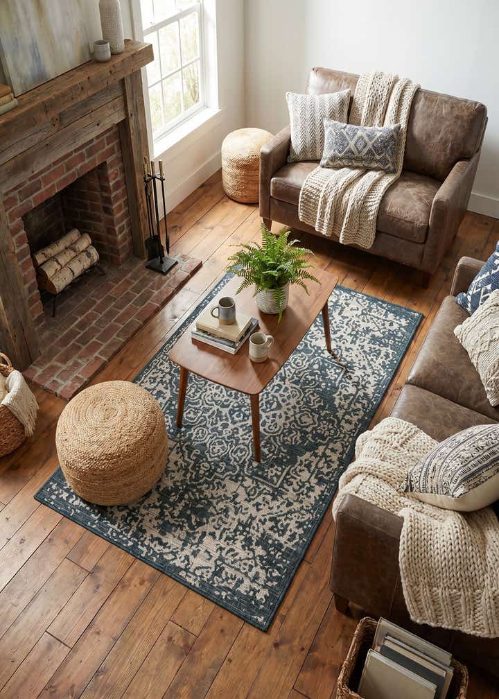 3' x 5' 3 Easy-Clean Jill Zarin Dubai Indoor / Outdoor Rug