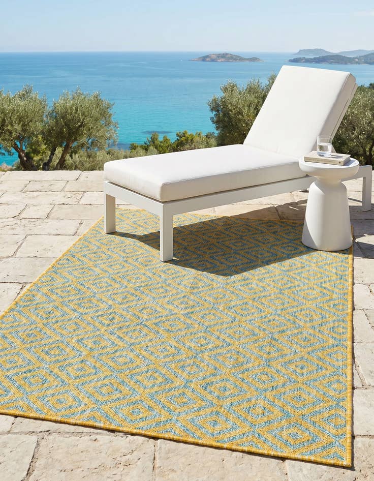 Detail image of 3' x 5' 3 Easy-Clean Jill Zarin Costa Rica Indoor / Outdoor Rug