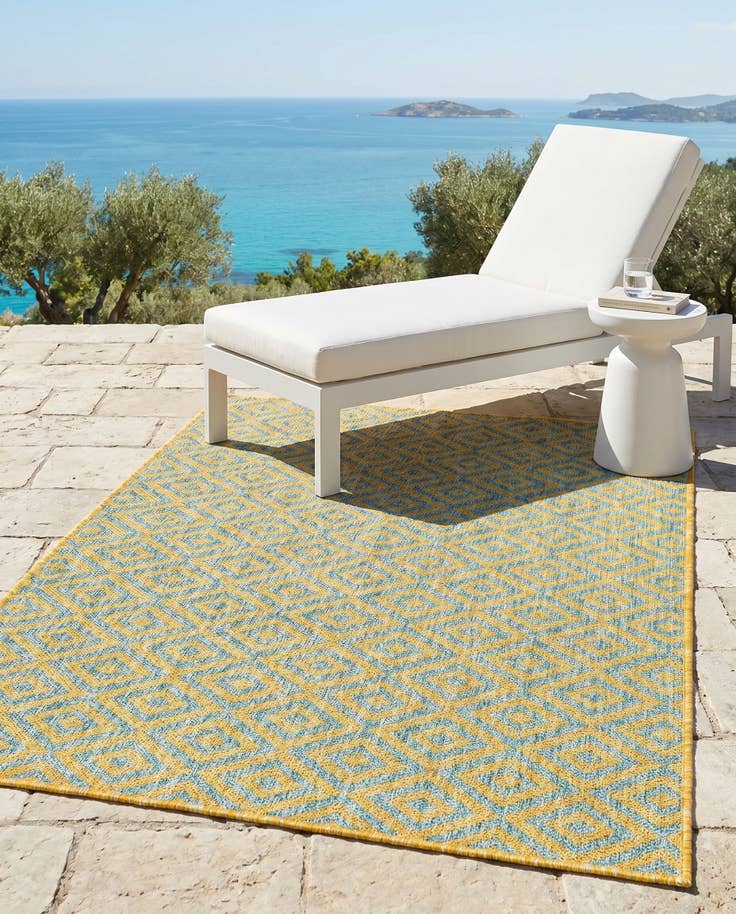 Detail image of 3' x 5' 3 Easy-Clean Jill Zarin Costa Rica Indoor / Outdoor Rug