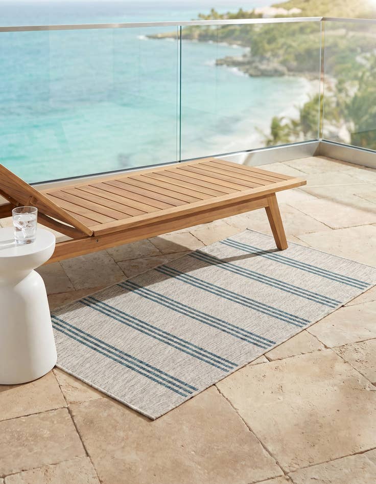 Detail image of 3' x 5' 3 Easy-Clean Jill Zarin Anguilla Indoor / Outdoor Rug