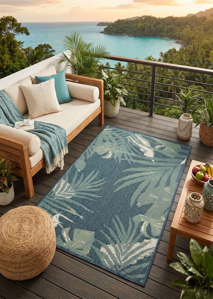 6' x 9' Easy-Clean Baja Indoor / Outdoor Rug